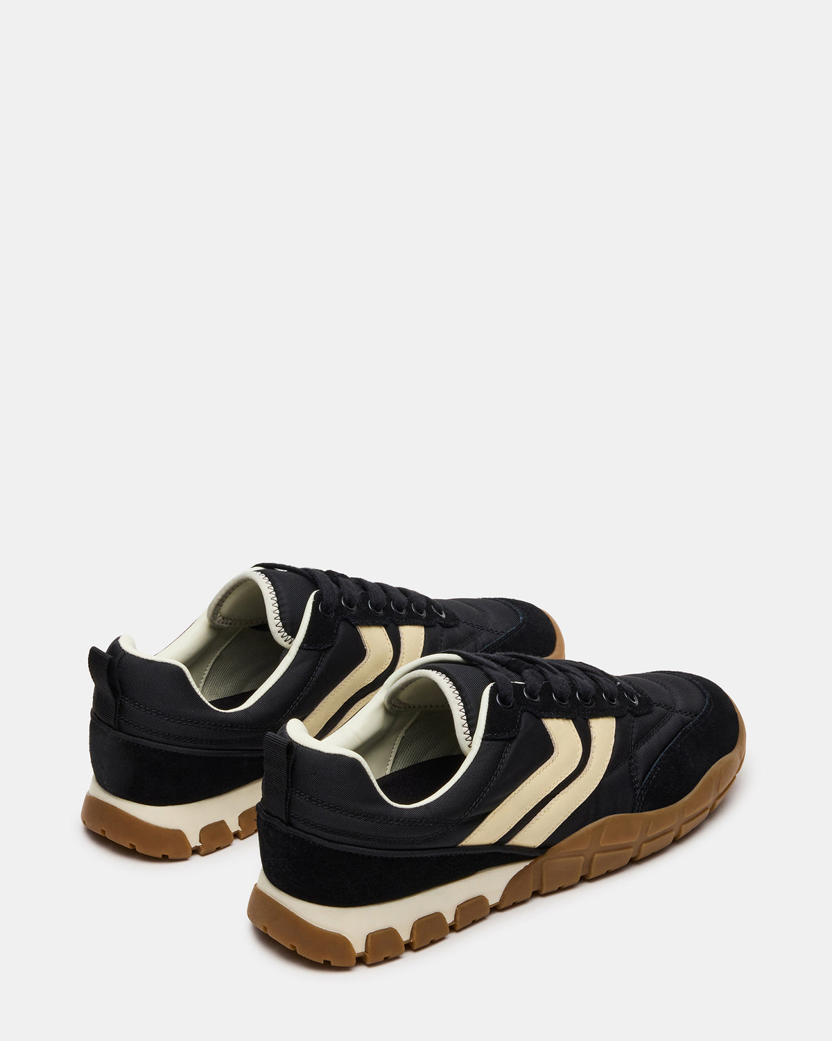 HORIZON Black Low-Top Lace-Up Men's Sneaker | Steve Madden Hot Sale