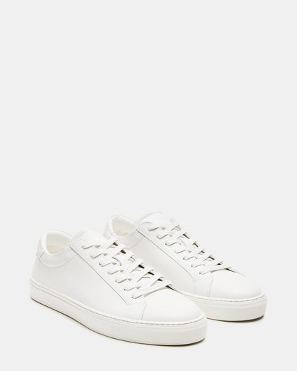 BONDD White Leather Low-Top Men's Sneaker | Steve Madden Best Price