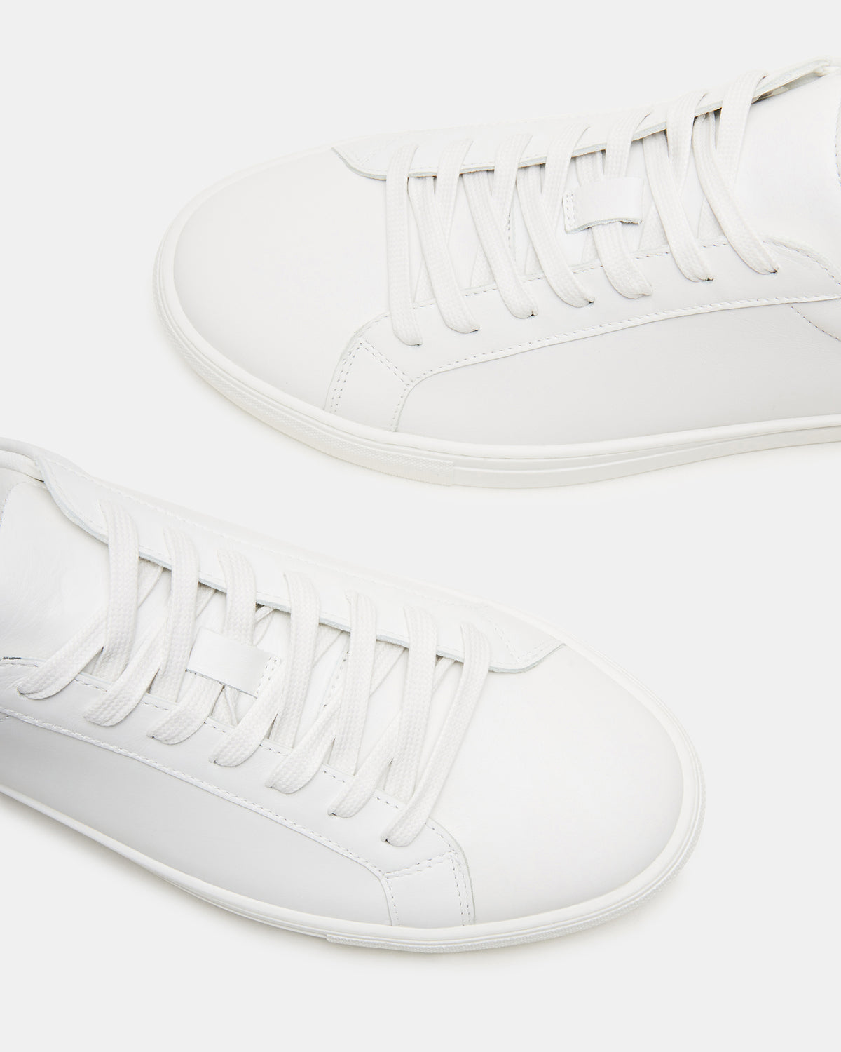 BONDD White Leather Low-Top Men's Sneaker | Steve Madden Best Price