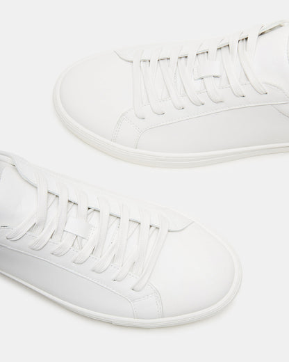 BONDD White Leather Low-Top Men's Sneaker | Steve Madden Best Price
