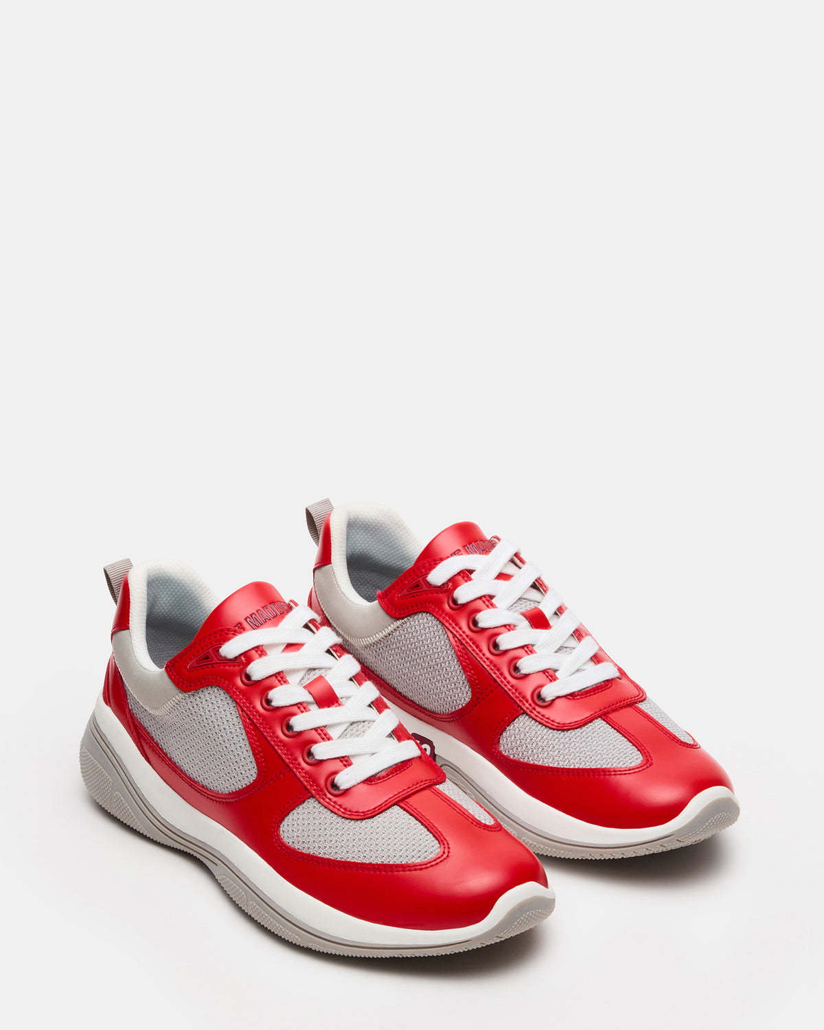 PICOLO Red Low-Top Lace-Up Men's Sneaker | Steve Madden Trusted