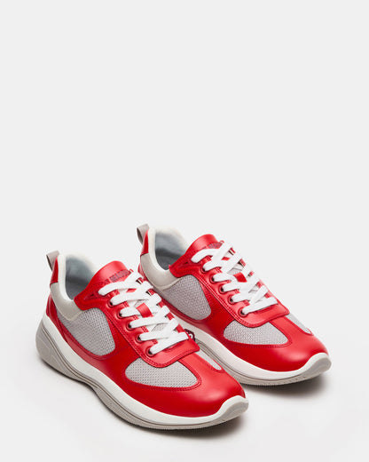 PICOLO Red Low-Top Lace-Up Men's Sneaker | Steve Madden Trusted