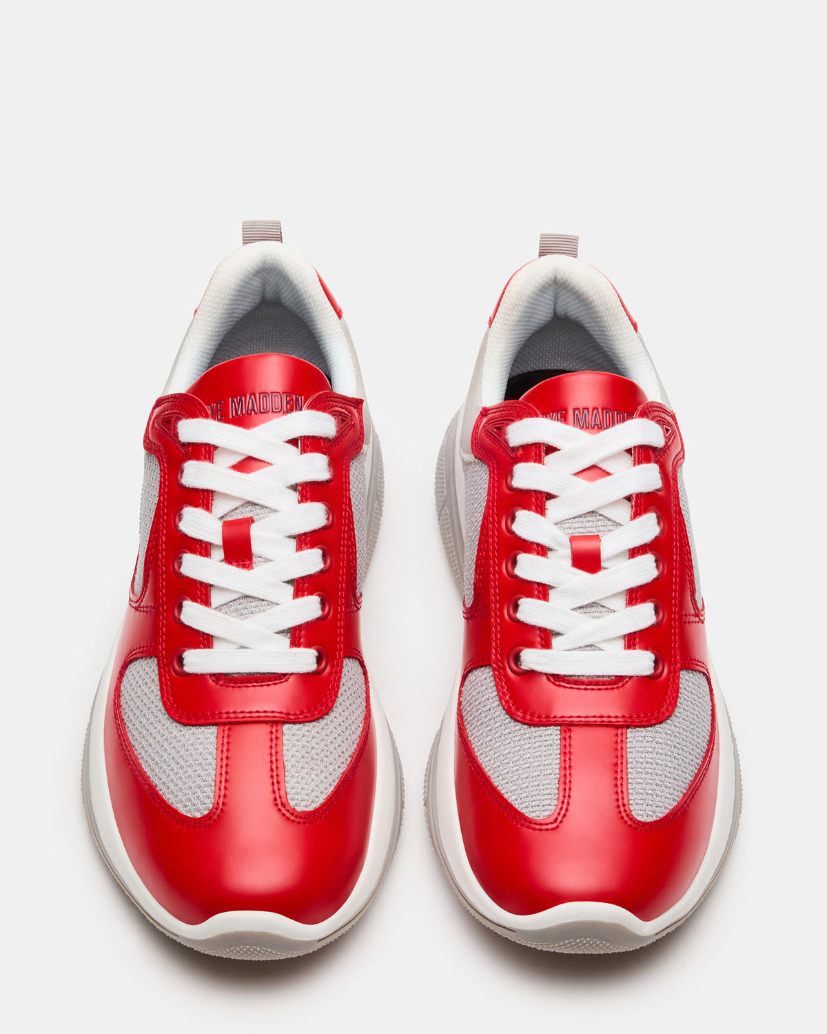 PICOLO Red Low-Top Lace-Up Men's Sneaker | Steve Madden Trusted