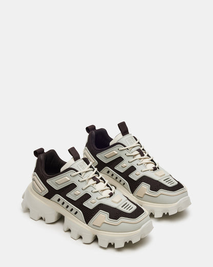 PONCE Cream Multi Chunky Sole Lace Up Men's Sneaker | Steve Madden Special Offer