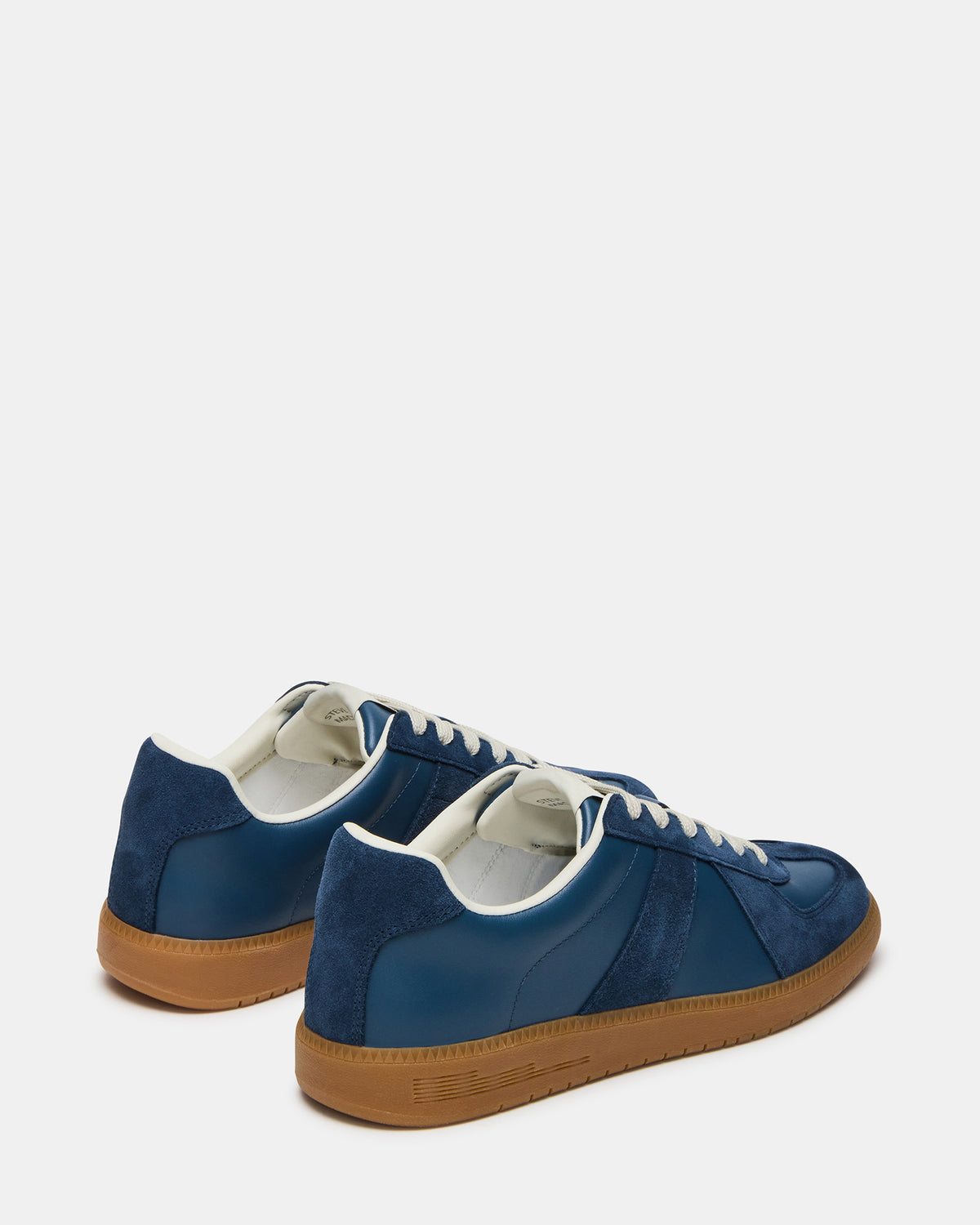 DIXON Navy Suede Low-Top Panel Men's Sneaker | Steve Madden Exclusive