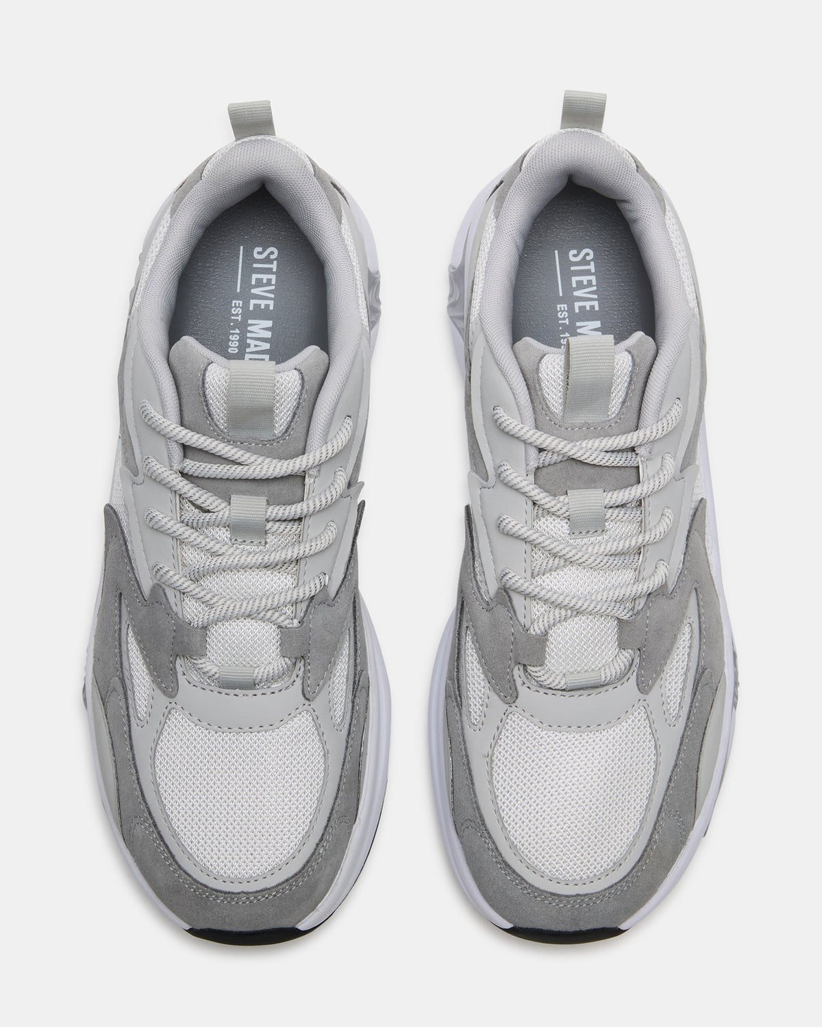 YGOR Grey Multi Men's Low-Top Lace-Up Sneaker | Steve Madden Everyday