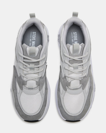 YGOR Grey Multi Men's Low-Top Lace-Up Sneaker | Steve Madden Everyday