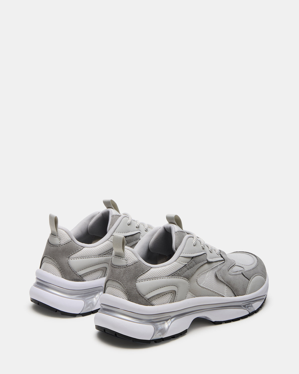YGOR Grey Multi Men's Low-Top Lace-Up Sneaker | Steve Madden Everyday