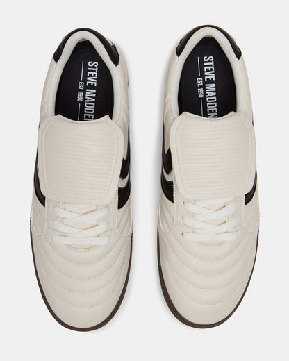 JANOS White Leather Low-Top Lace-Up Men's Sneaker | Steve Madden Popular