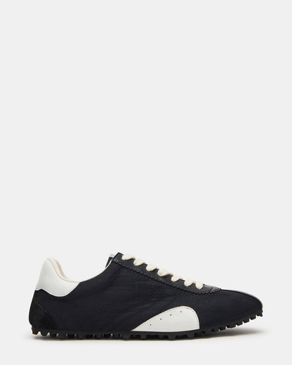 PUZZLE Black Low-Top Lace-Up Men's Sneaker | Steve Madden Sale