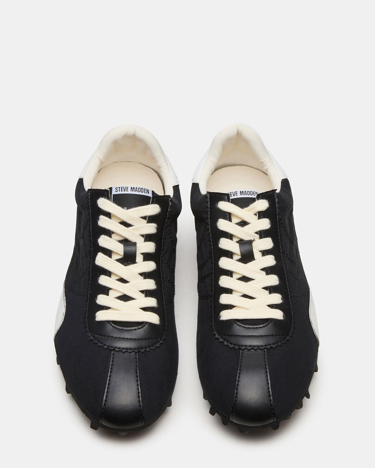 PUZZLE Black Low-Top Lace-Up Men's Sneaker | Steve Madden Sale