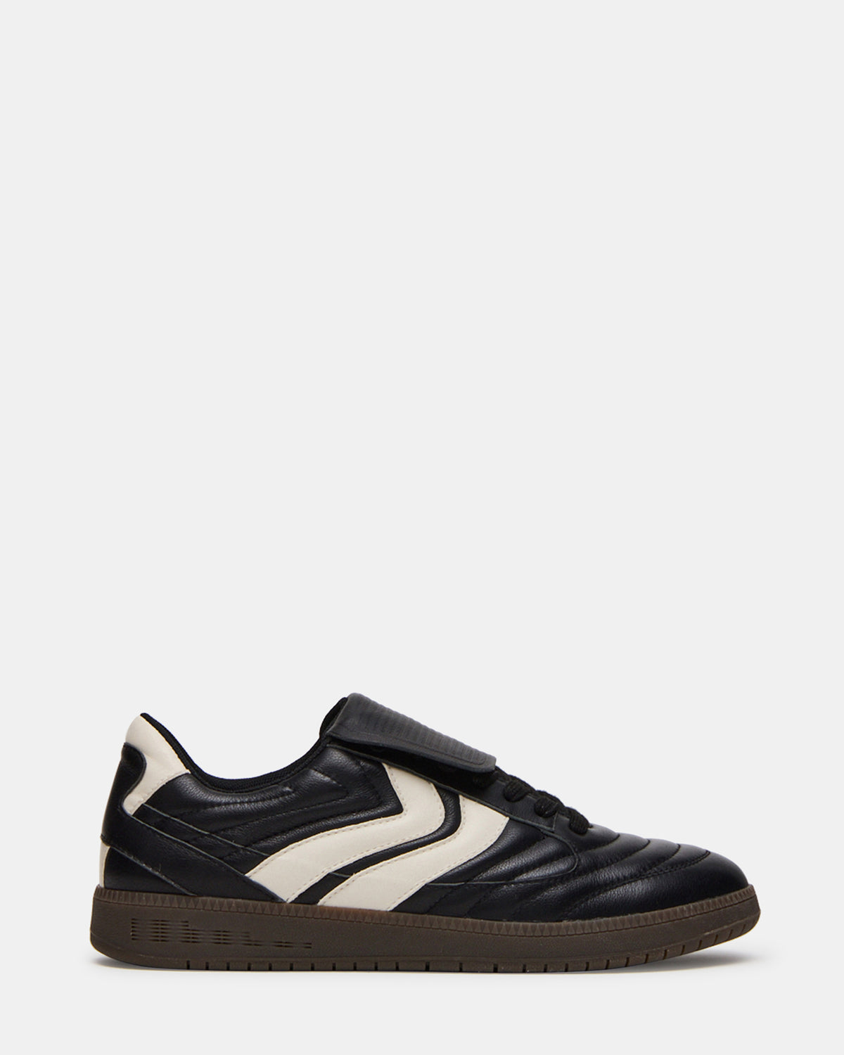 JANOS Black Leather Low-Top Lace-Up Men's Sneaker | Steve Madden New