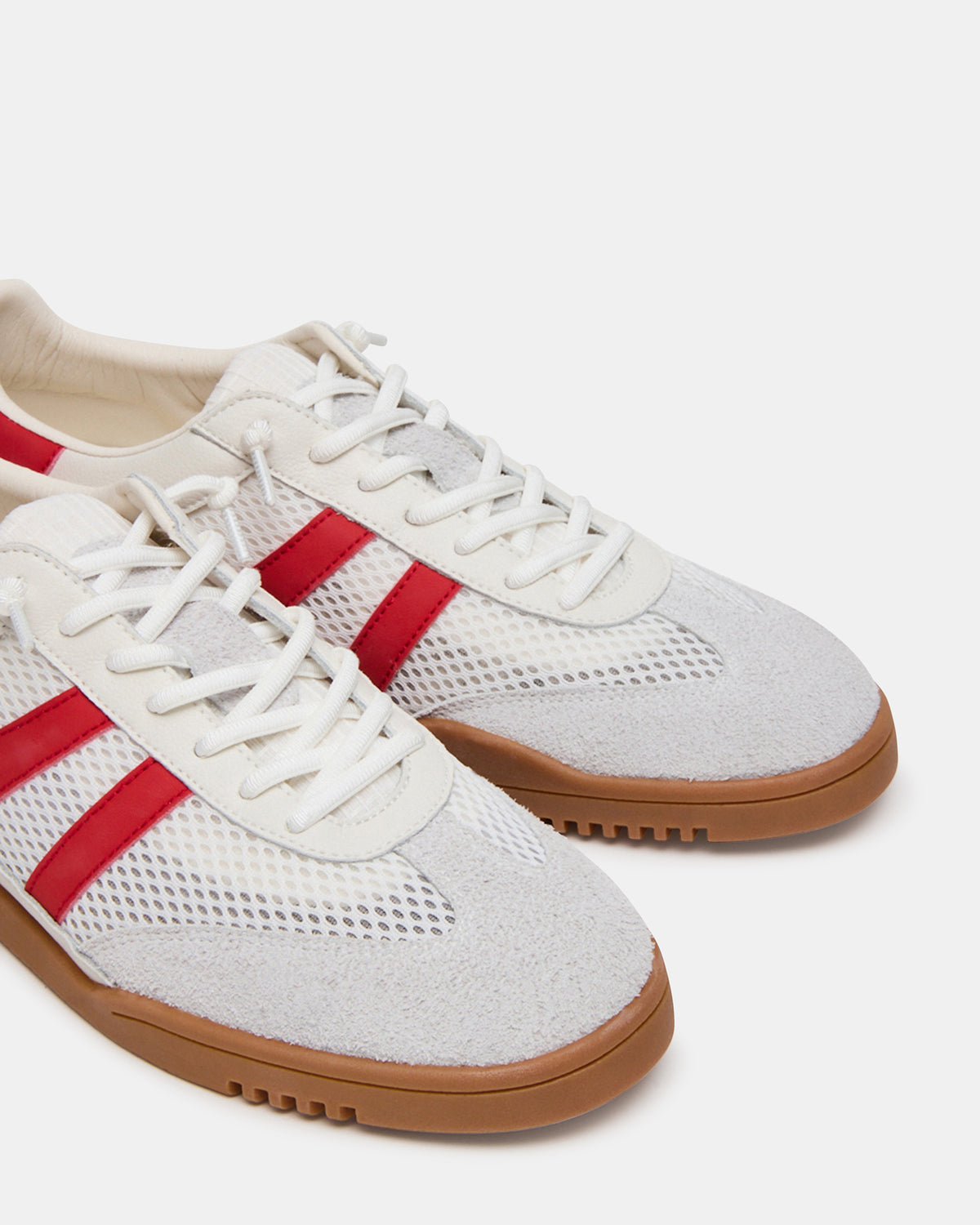 VIENTO White Multi Low-Top Lace-Up Men's Sneakers | Steve Madden Featured