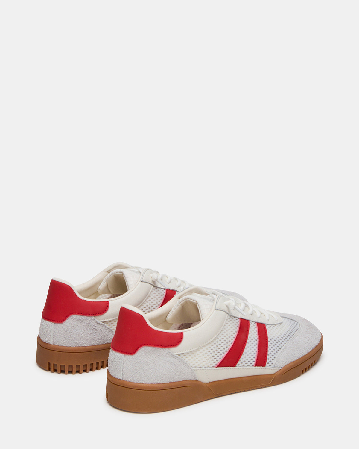 VIENTO White Multi Low-Top Lace-Up Men's Sneakers | Steve Madden Featured