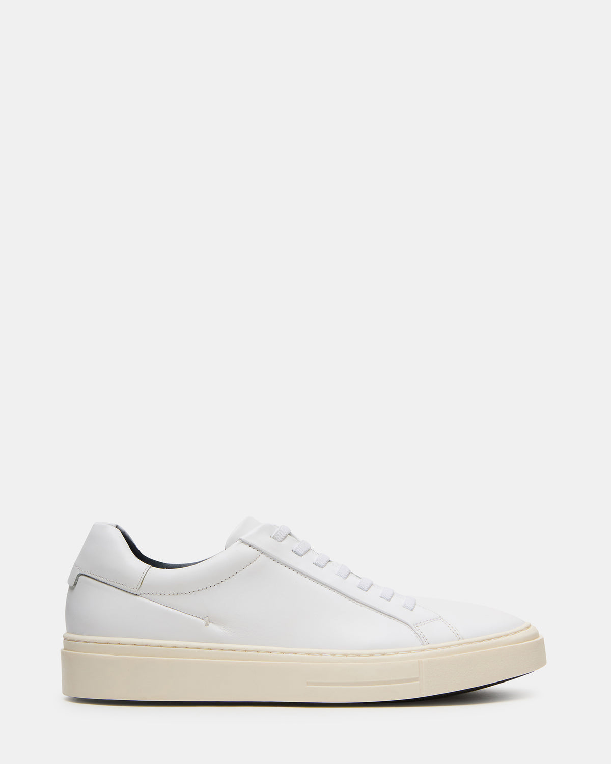 ZOII White Leather Men's Low-Top Lace-Up Sneaker | Steve Madden Trending