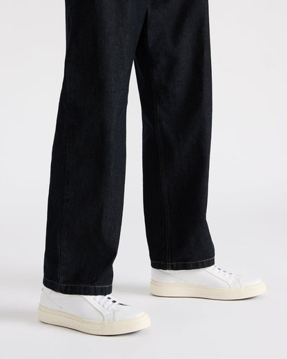 ZOII White Leather Men's Low-Top Lace-Up Sneaker | Steve Madden Trending