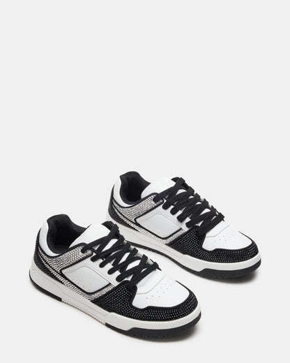 BUGLE Black Multi Men's Low-Top Lace-Up Sneaker | Steve Madden Customer Favorite