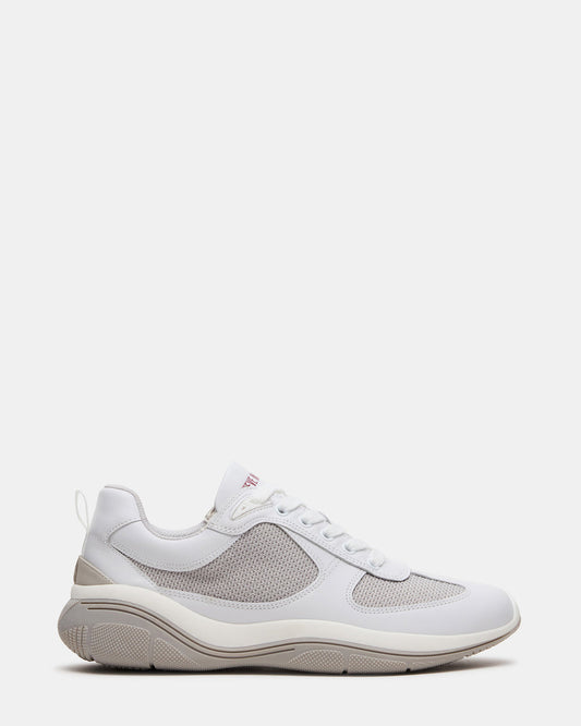PICOLO White Low-Top Lace-Up Men's Sneaker | Steve Madden Great Value