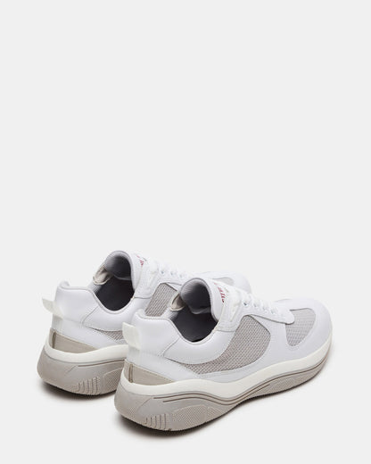PICOLO White Low-Top Lace-Up Men's Sneaker | Steve Madden Great Value
