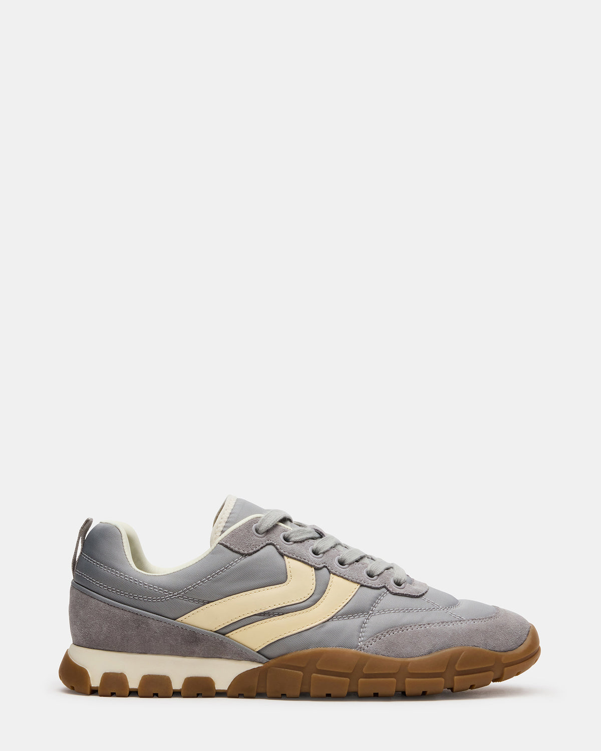 HORIZON Grey Low-Top Lace-Up Men's Sneaker | Steve Madden Exclusive