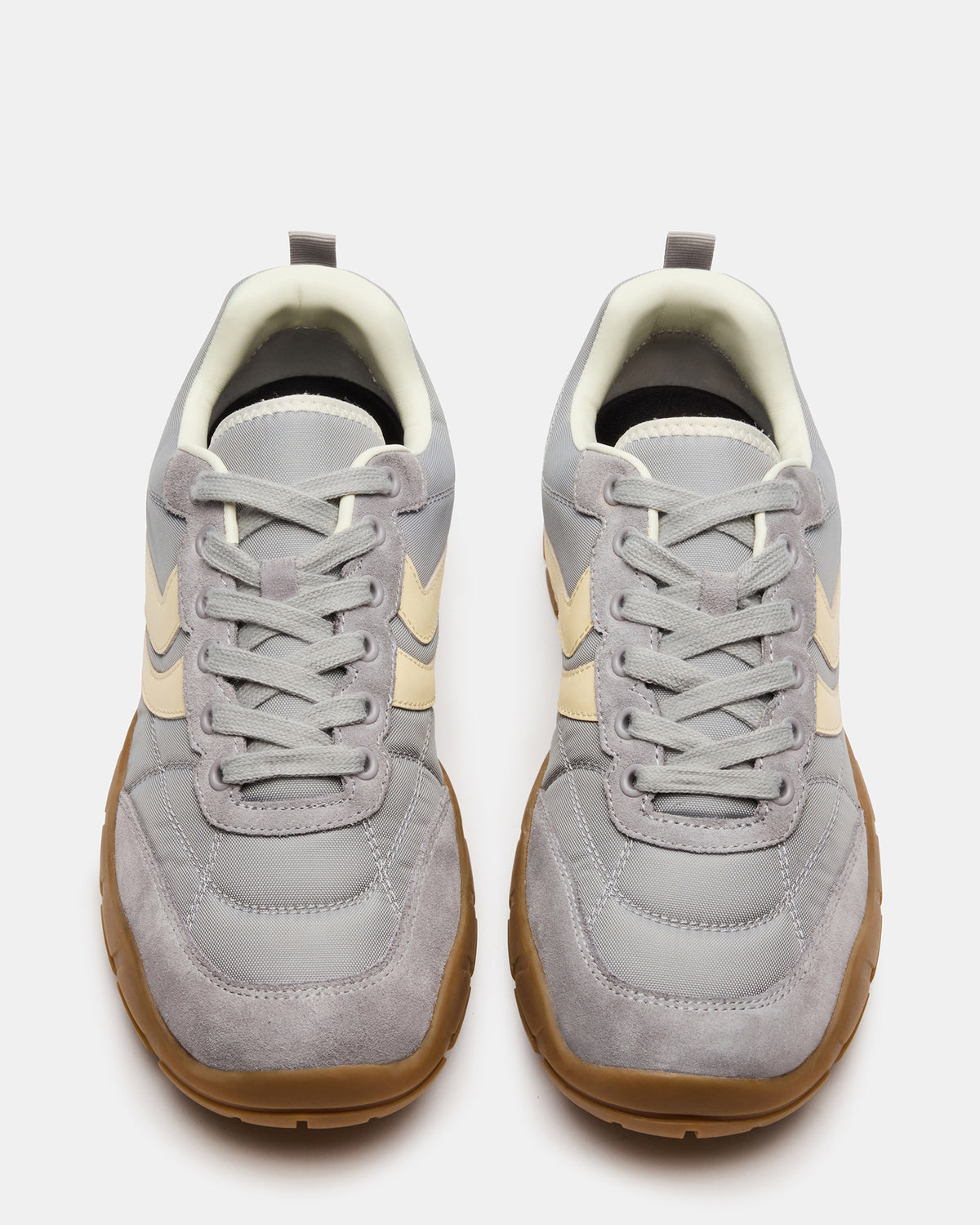 HORIZON Grey Low-Top Lace-Up Men's Sneaker | Steve Madden Exclusive