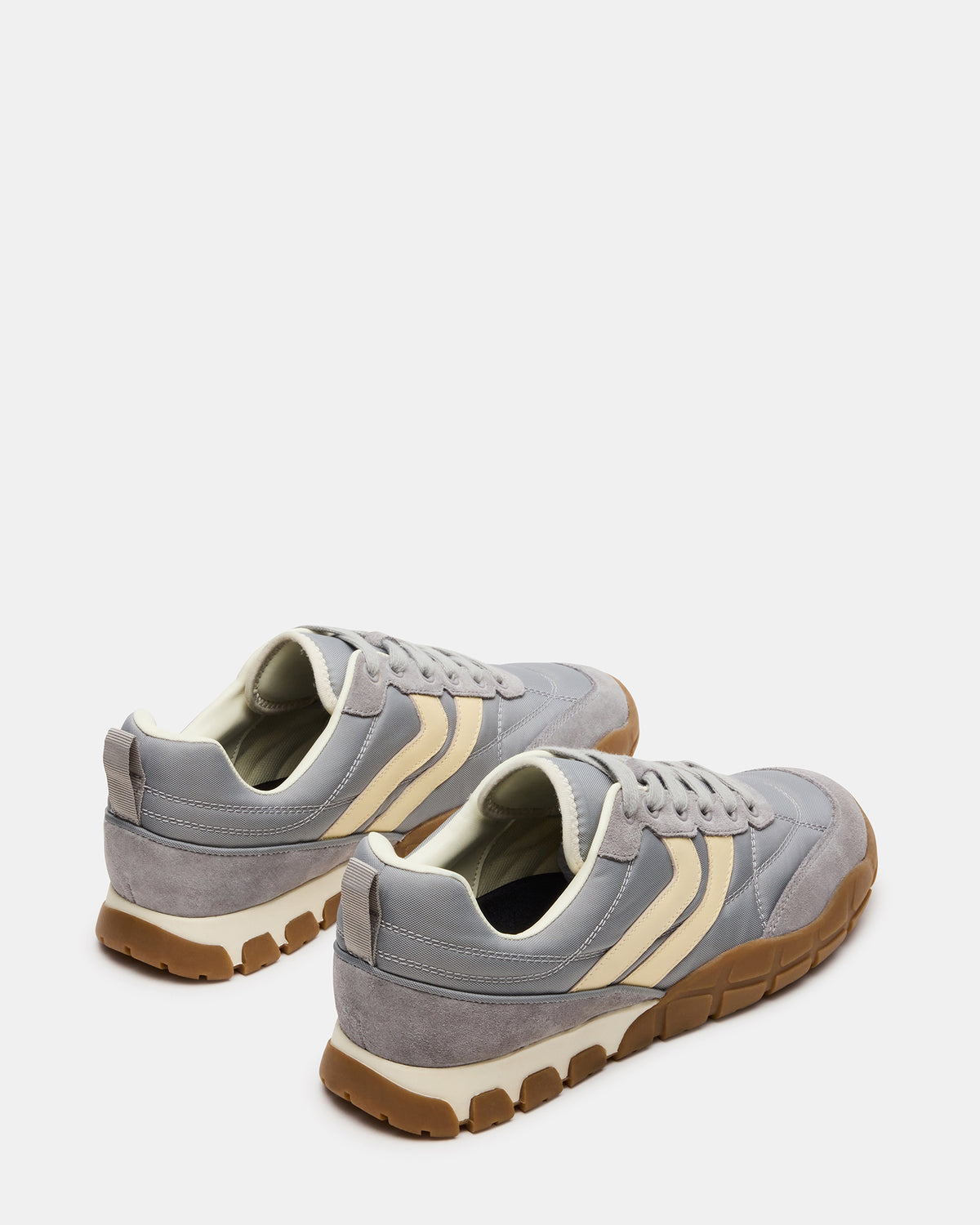 HORIZON Grey Low-Top Lace-Up Men's Sneaker | Steve Madden Exclusive