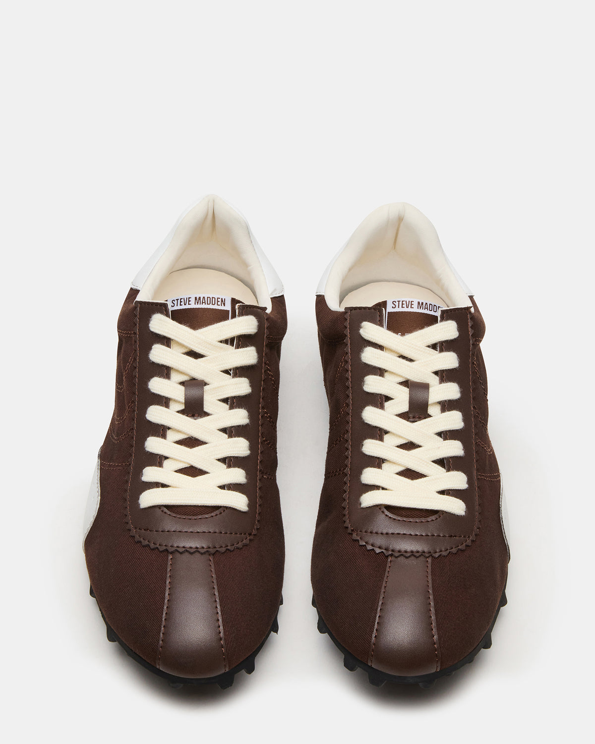 PUZZLE Brown Low-Top Lace-Up Men's Sneaker | Steve Madden Exclusive