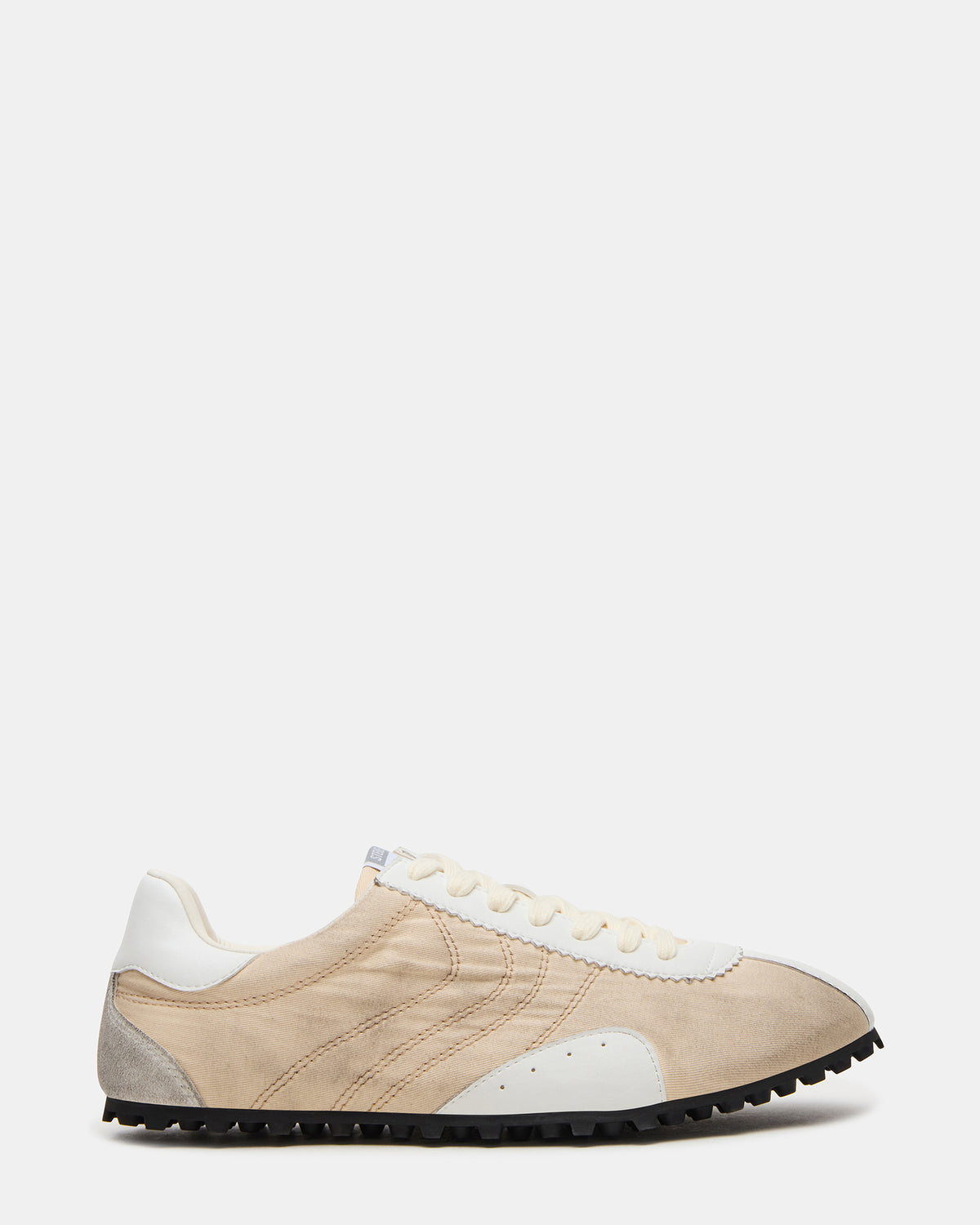 PUZZLE Cream Low-Top Lace-Up Men's Sneaker | Steve Madden Customer Favorite