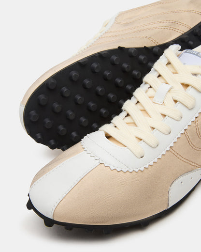 PUZZLE Cream Low-Top Lace-Up Men's Sneaker | Steve Madden Customer Favorite