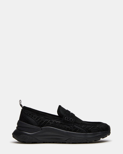 PARRISH Black Low-Top Slip-On Men's Sneaker | Steve Madden Special Offer