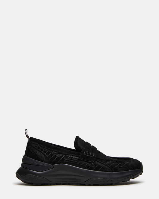 PARRISH Black Low-Top Slip-On Men's Sneaker | Steve Madden Special Offer