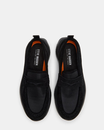 PARRISH Black Low-Top Slip-On Men's Sneaker | Steve Madden Special Offer