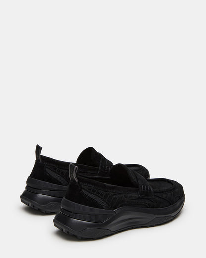 PARRISH Black Low-Top Slip-On Men's Sneaker | Steve Madden Special Offer