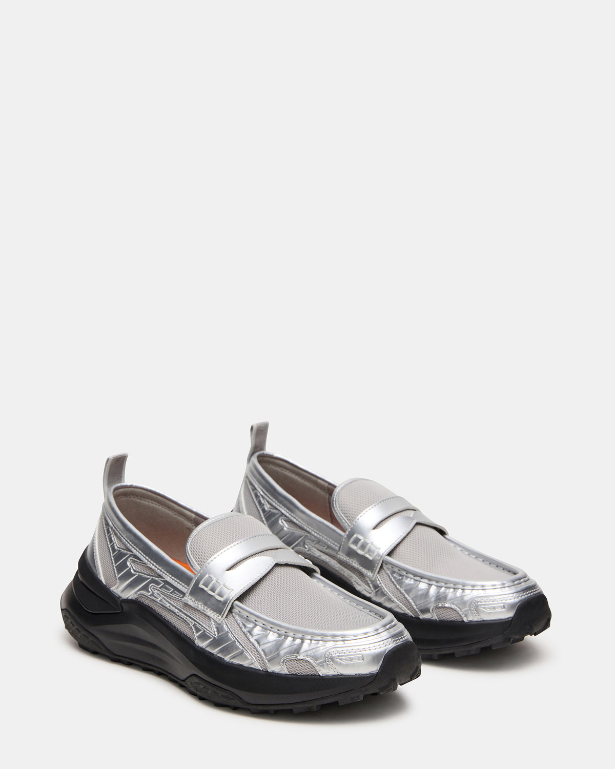 PARRISH Silver Low-Top Slip-On Men's Sneaker | Steve Madden Recommended