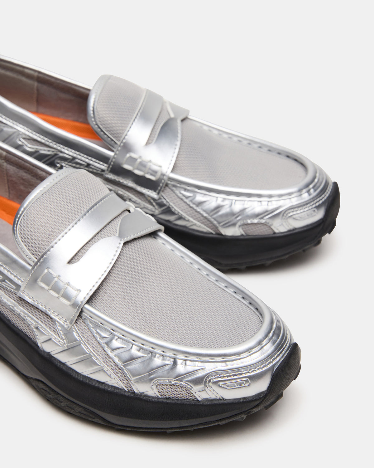 PARRISH Silver Low-Top Slip-On Men's Sneaker | Steve Madden Recommended