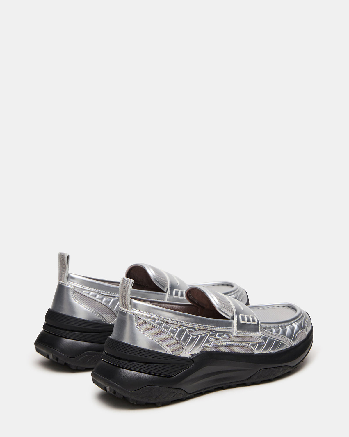 PARRISH Silver Low-Top Slip-On Men's Sneaker | Steve Madden Recommended