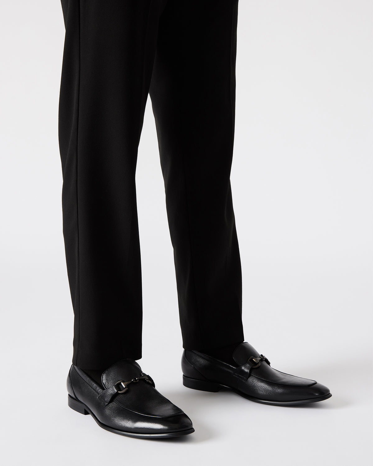 JAYSHAN Black Leather Men's Dress Loafer | Steve Madden Sale