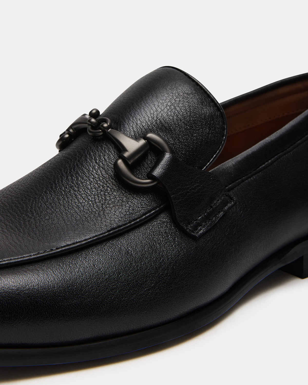 JAYSHAN Black Leather Men's Dress Loafer | Steve Madden Sale