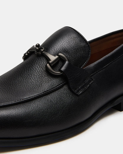 JAYSHAN Black Leather Men's Dress Loafer | Steve Madden Sale
