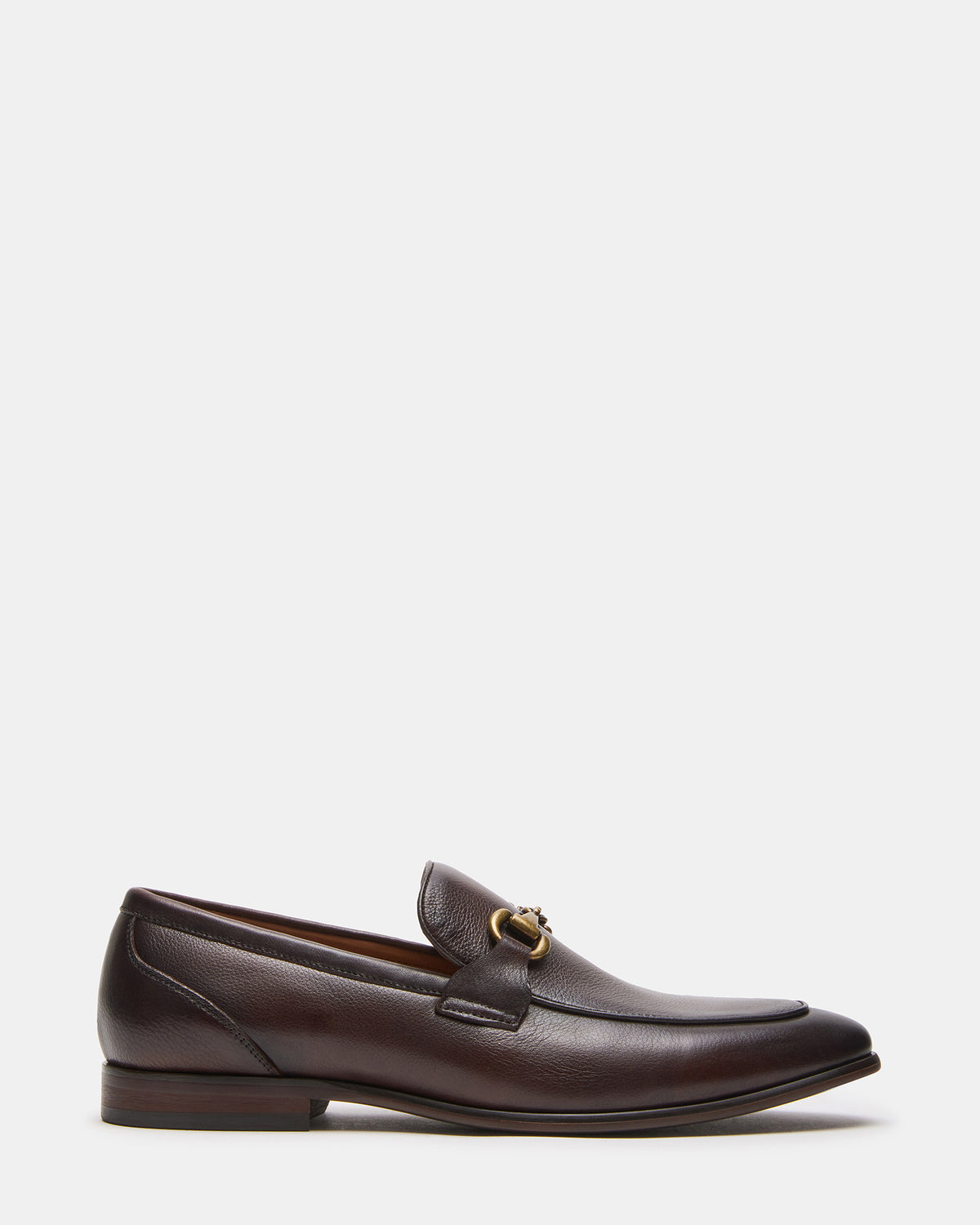 JAYSHAN Brown Leather Men's Dress Loafer | Steve Madden Featured