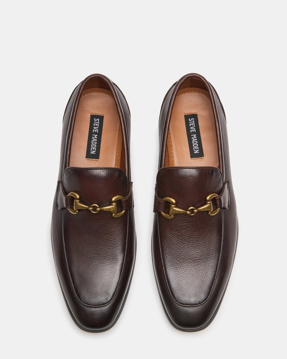 JAYSHAN Brown Leather Men's Dress Loafer | Steve Madden Featured
