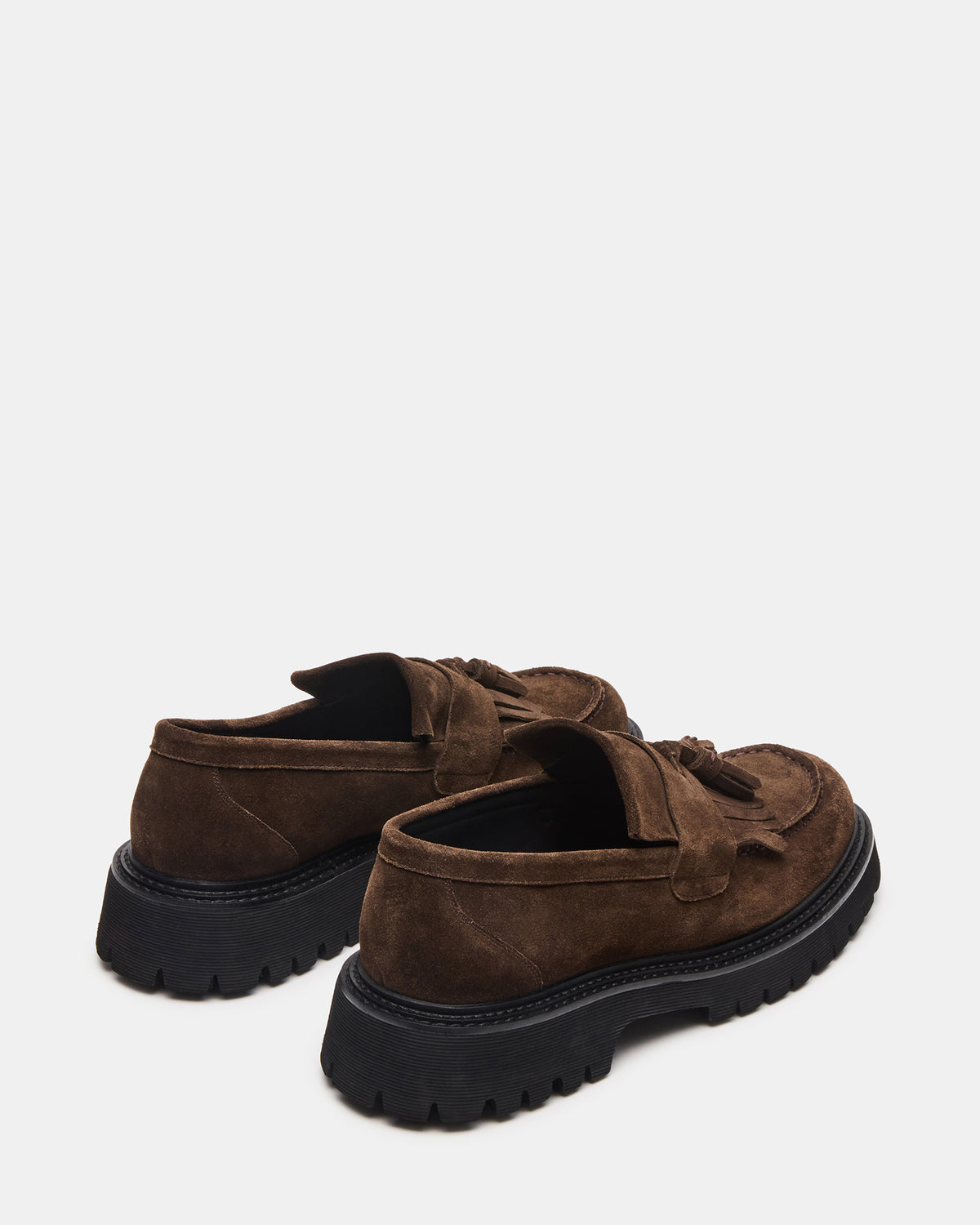 ZEV Brown Suede Lug Sole Dress Men's Loafer | Steve Madden Smart Buy