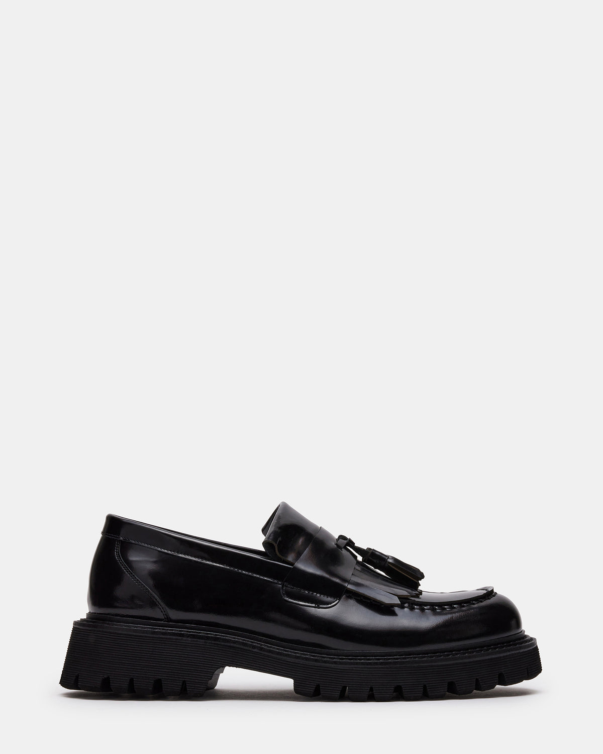 ZEV Black Box Lug Sole Dress Men's Loafer | Steve Madden Everyday