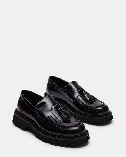 ZEV Black Box Lug Sole Dress Men's Loafer | Steve Madden Everyday