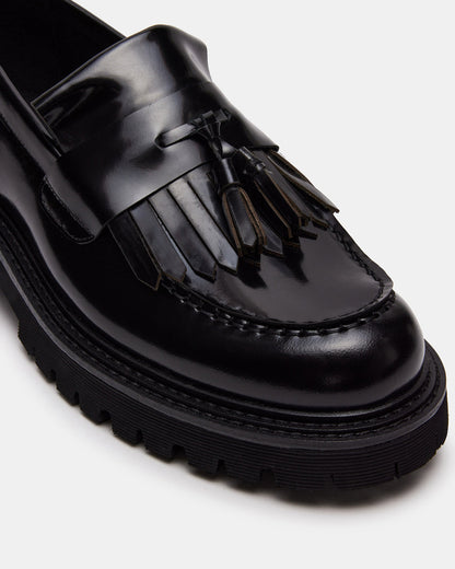 ZEV Black Box Lug Sole Dress Men's Loafer | Steve Madden Everyday