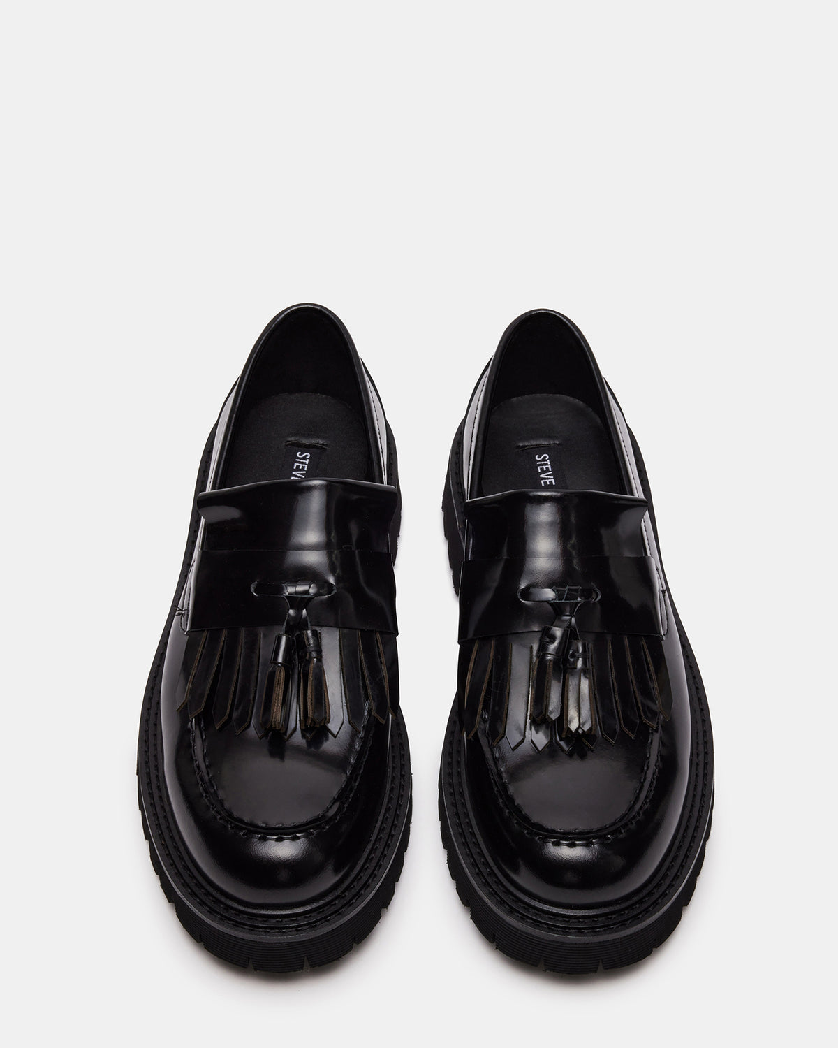 ZEV Black Box Lug Sole Dress Men's Loafer | Steve Madden Everyday