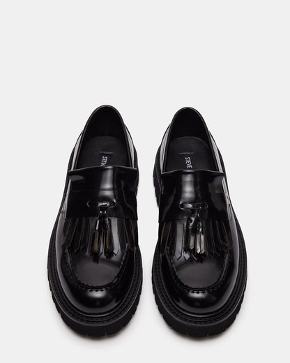 ZEV Black Box Lug Sole Dress Men's Loafer | Steve Madden Everyday