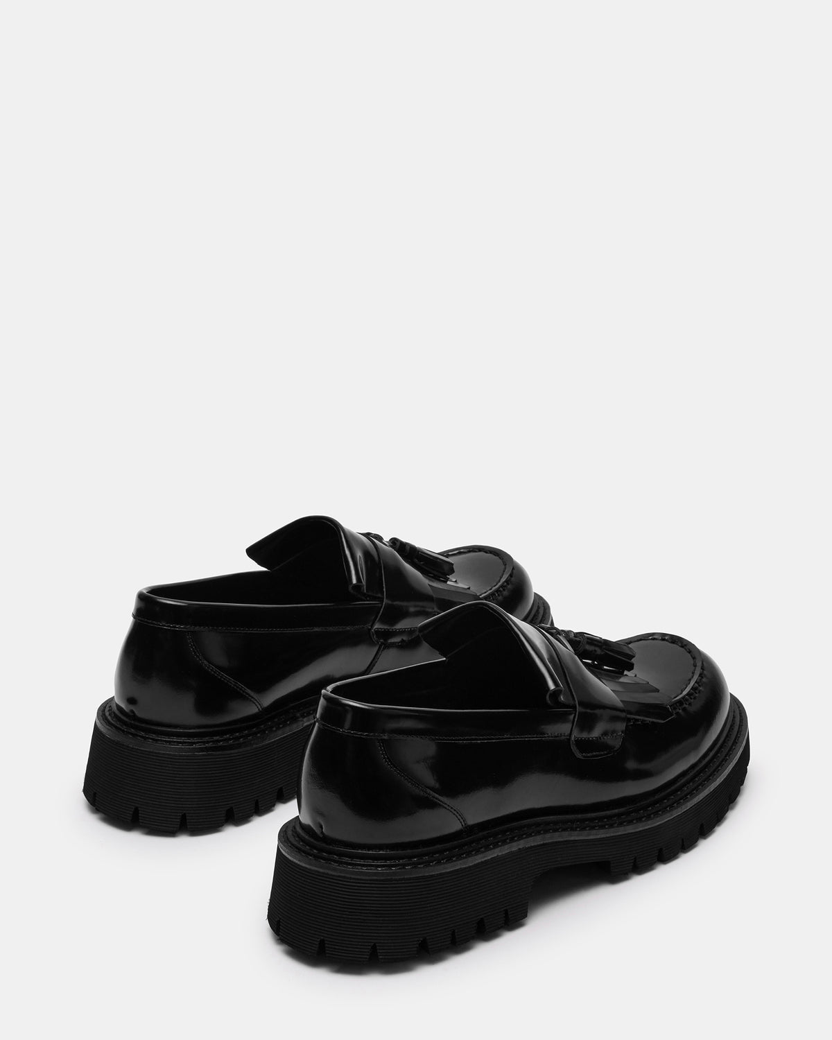 ZEV Black Box Lug Sole Dress Men's Loafer | Steve Madden Everyday