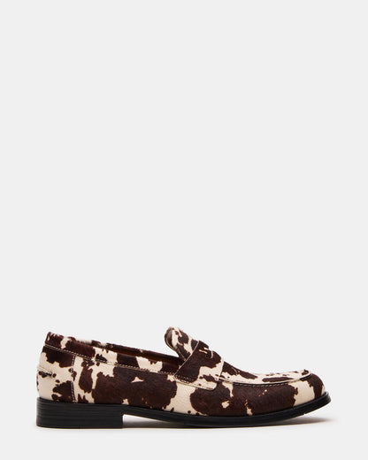 NATAN Cream Multi Slip-On Dress Men's Loafer | Steve Madden Essential