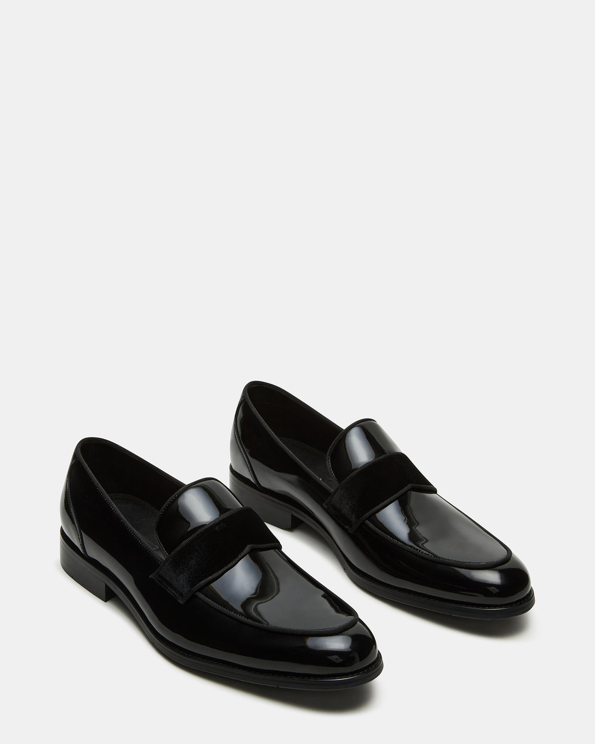 ESCADA Black/Black Slip-On Men's Dress Loafer | Steve Madden Exclusive